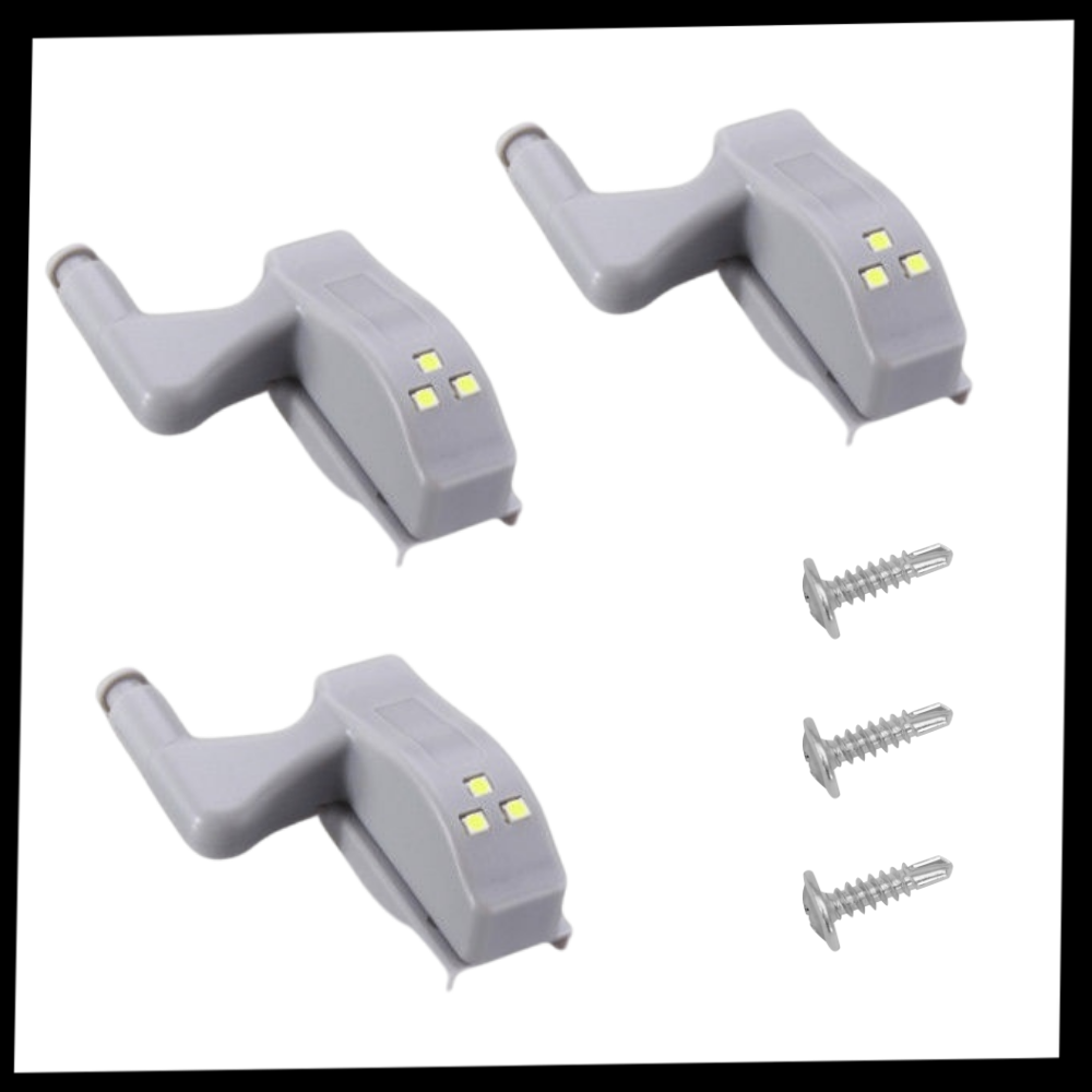 Pakke med 3 LED-lys