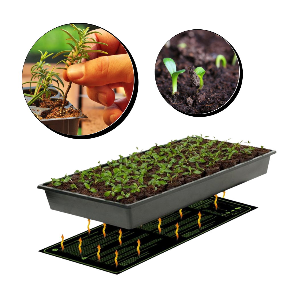 Vanntett varmematte til frøplanter 24x52cm