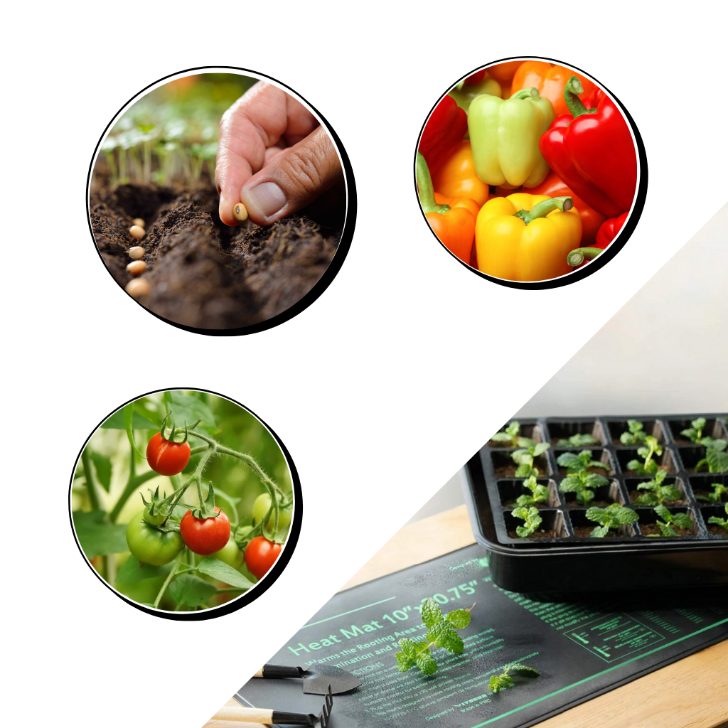 Vanntett varmematte til frøplanter 24x52cm