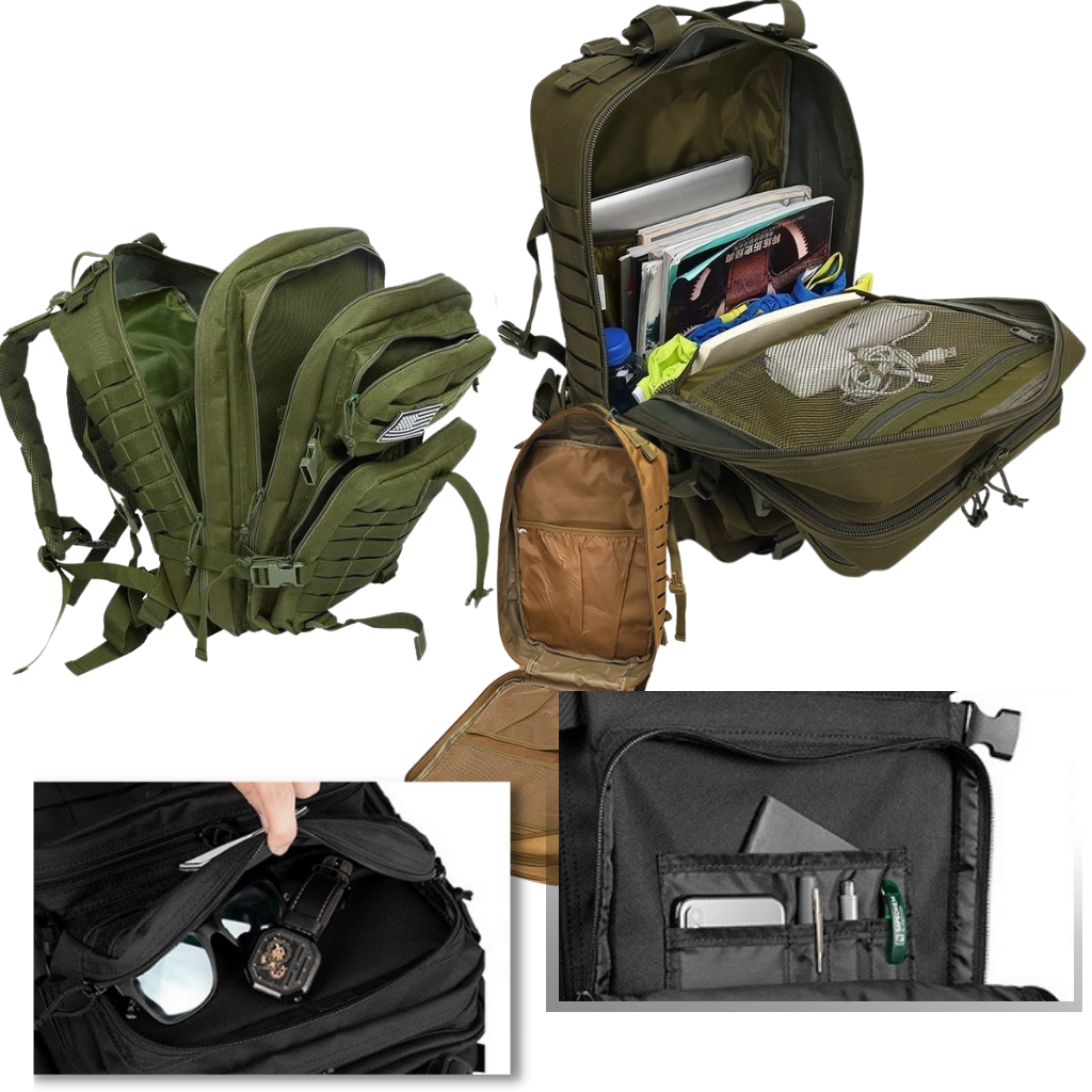 50L motstandsdyktig ryggsekk