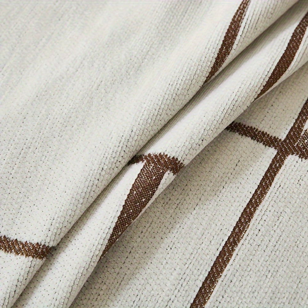 Norvo | Bølgeformet Stripete Boho Sofatrekk