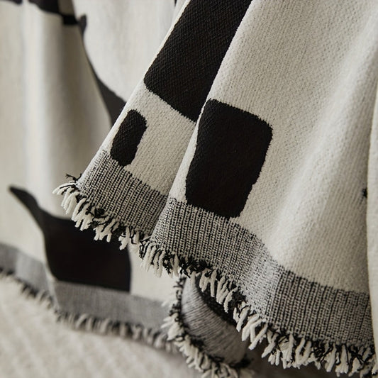 Norvo | Bølgeformet Stripete Boho Sofatrekk