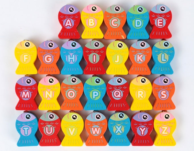 Norvo | EcoToys Fisk moro | Livlig læringsopplevelse - Tre magnetisk fiskespill for barn