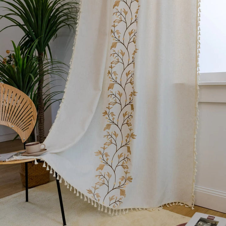 Norvo | Willow Floral Elegance Knyte Gardin
