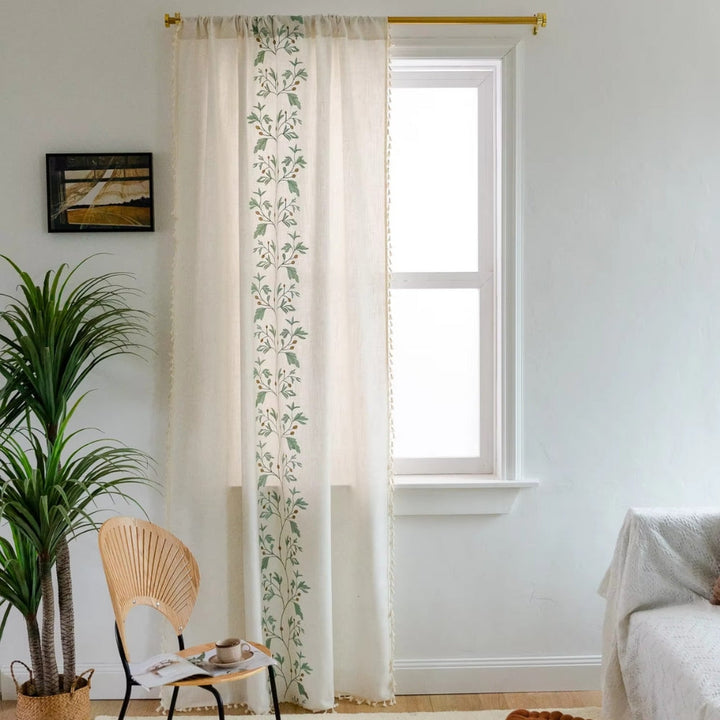 Norvo | Willow Floral Elegance Knyte Gardin