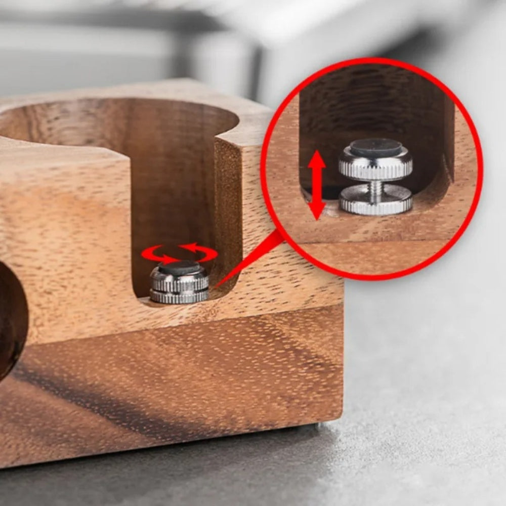 Norvo | Rektangulær Trekaffe Tamper Stasjon