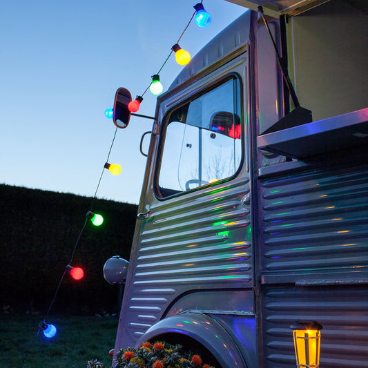 Norvo | 30 LED Fiesta Party Lyskilder flerfarget