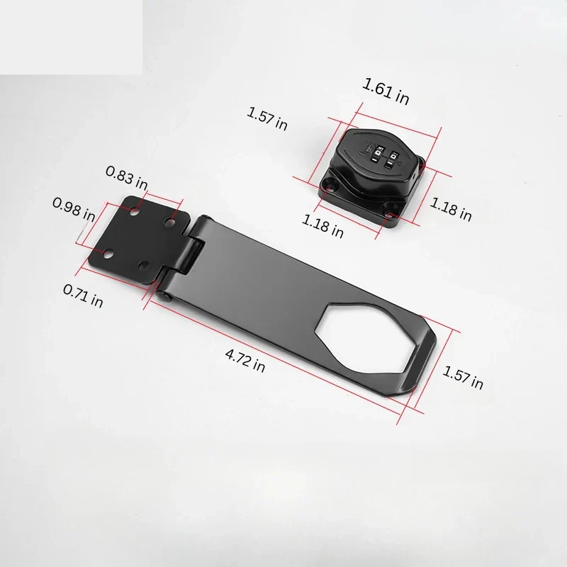 Norvo | Sikret skaplås med 3-sifret kombinasjonslås