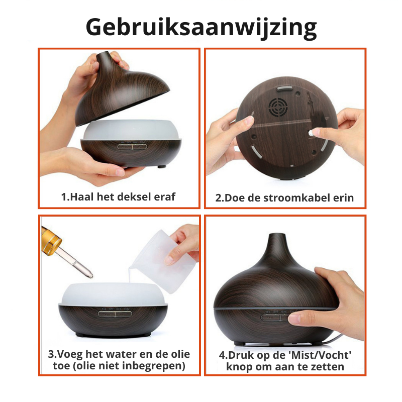 Norvo | ZenMist Diffuser | Slapp av i sinn og kropp med den beroligende duften av aromaterapi!