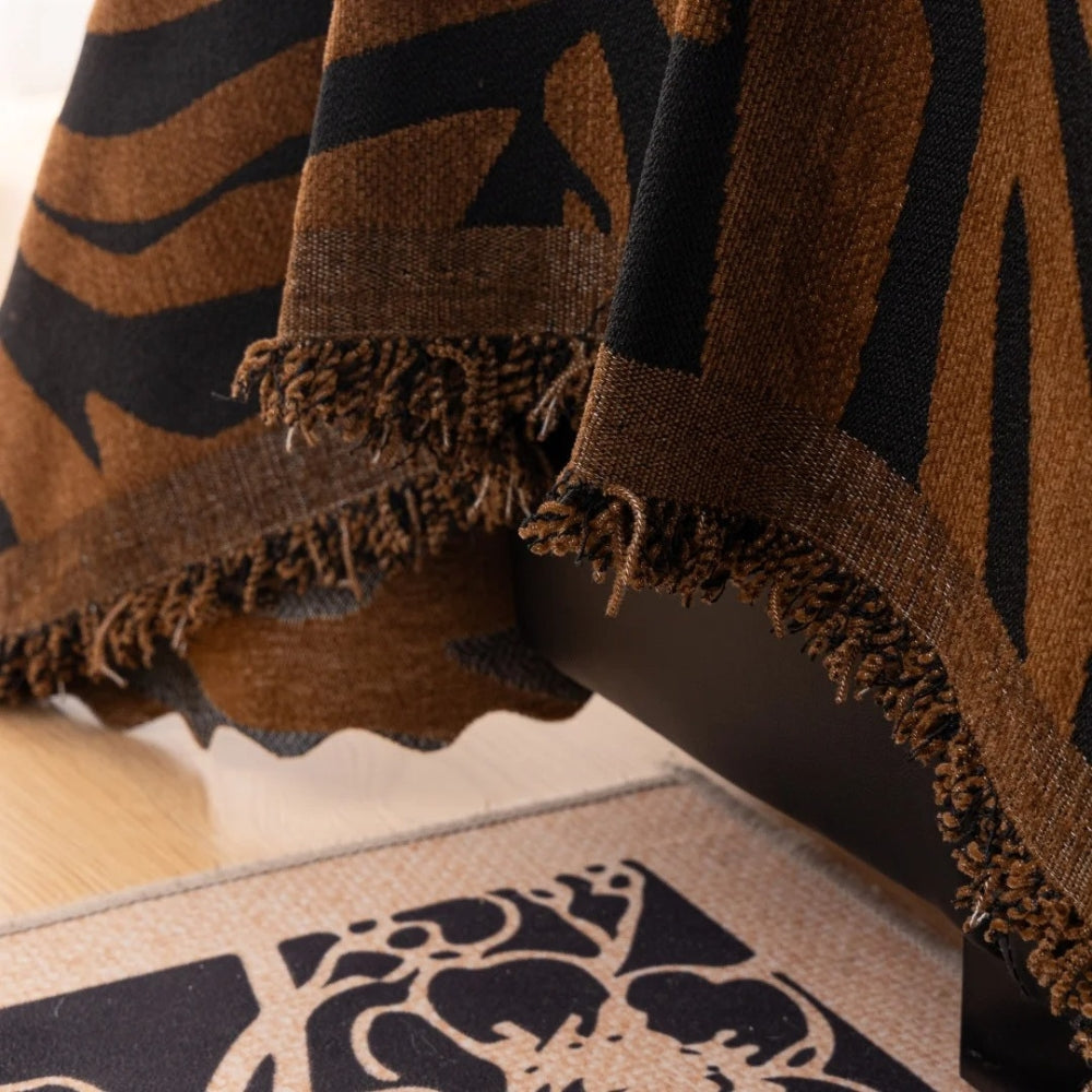 Norvo | Zentara Chenille Zebra Geometrisk Sofa Deksel