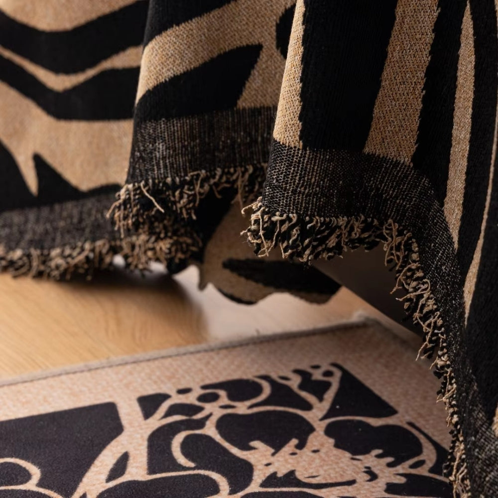 Norvo | Zentara Chenille Zebra Geometrisk Sofa Deksel