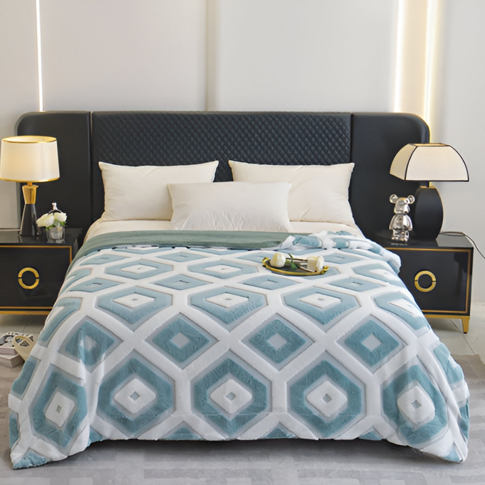 Norvo | Zyra Dobbel Lag Geometrisk Kastevarmepose