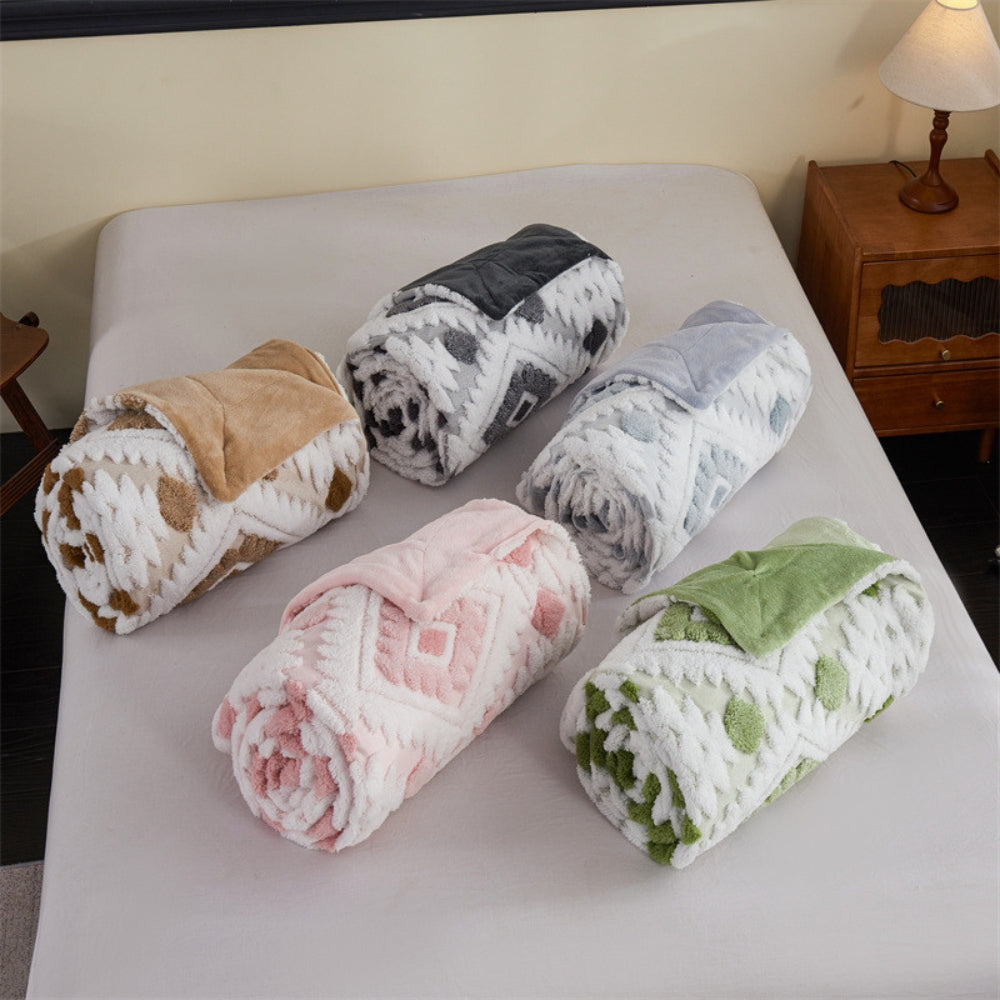 Norvo | Zyra Dobbel Lag Geometrisk Kastevarmepose