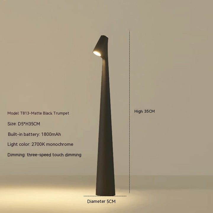 Norvo | Bordlampe Moderne Rød Metall LED Lys