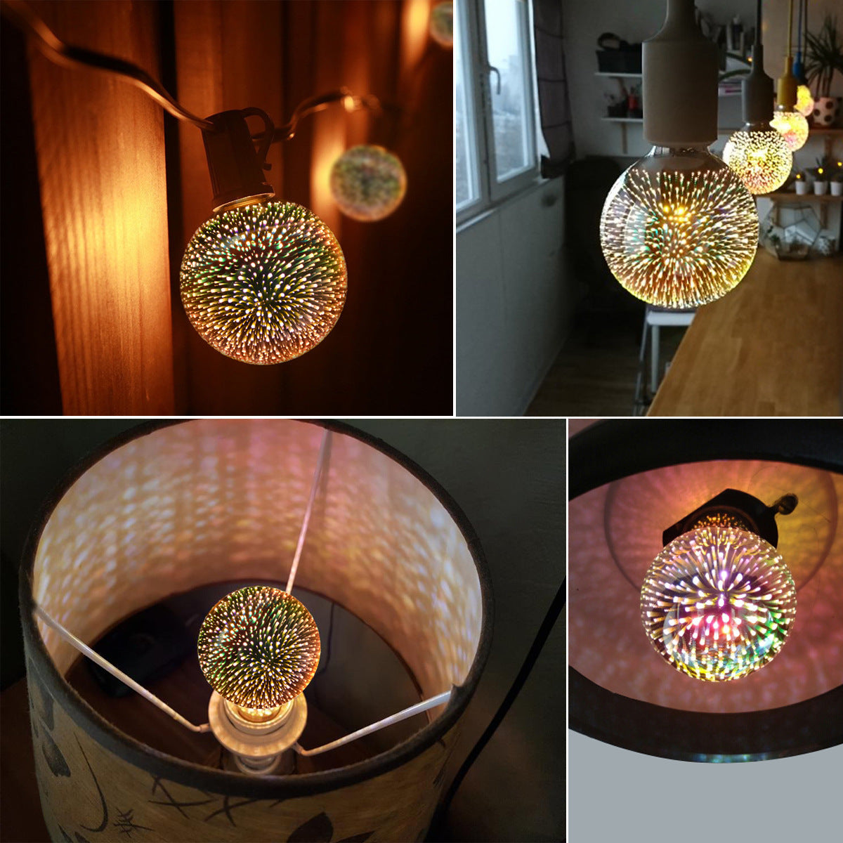 Norvo | 3D Fyrverkeri LED Lyspære