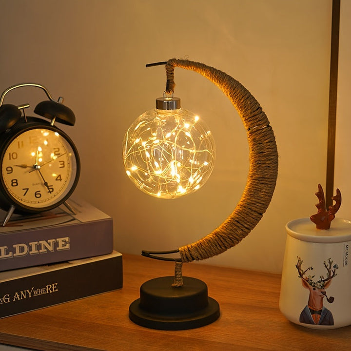 MoonGlow Lampe - Stilig Smijern LED Bordlampe Norvo