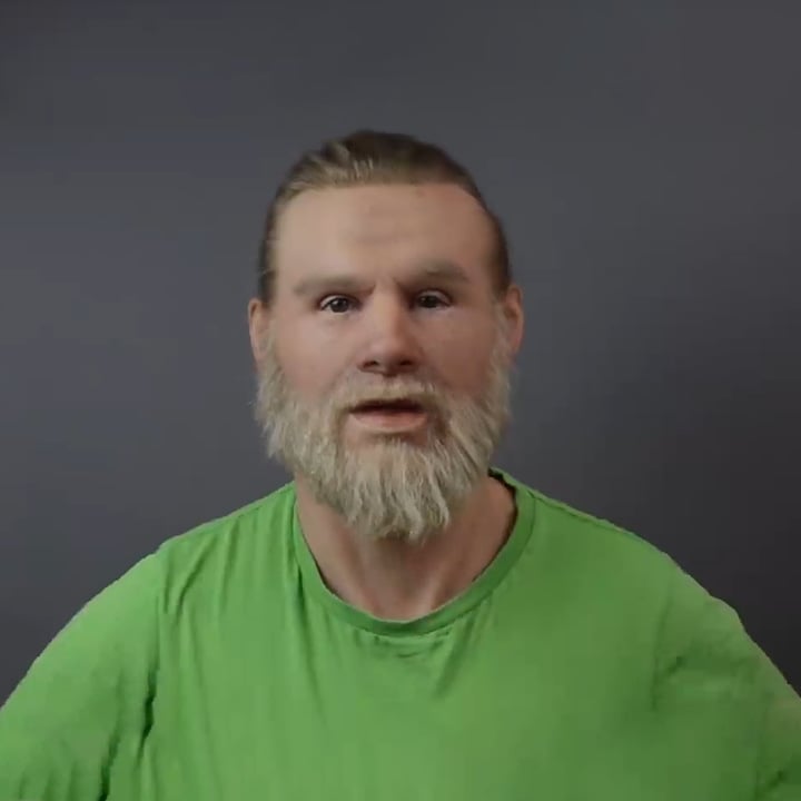 Norvo | MaskEnigma Halloween Realistisk Eldre Forkledning