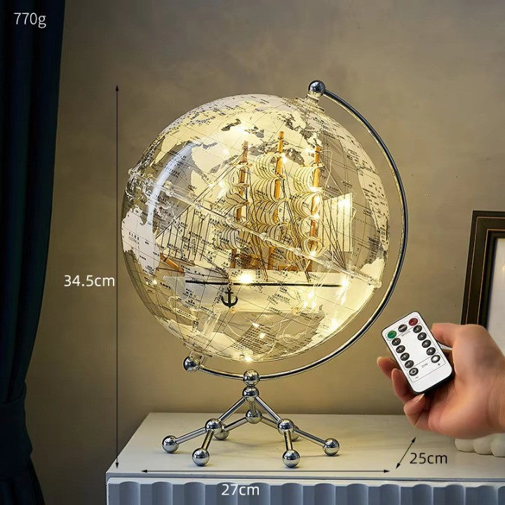 Norvo | Golden Sail Verden Kart Dekor LED Lys