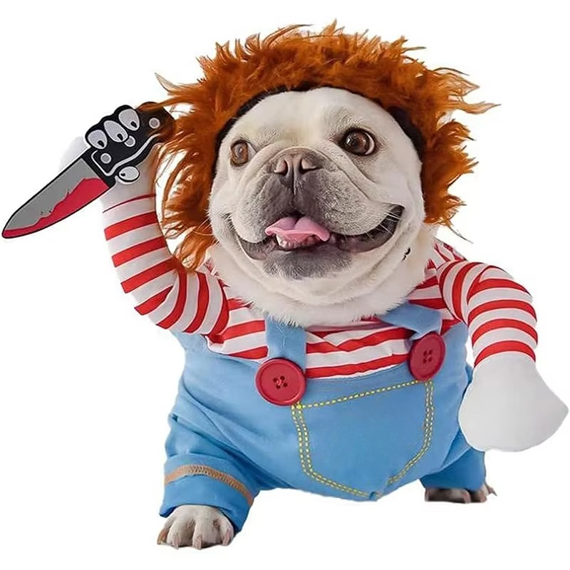 Norvo | Chucky-inspired pet costume for dogs and cats