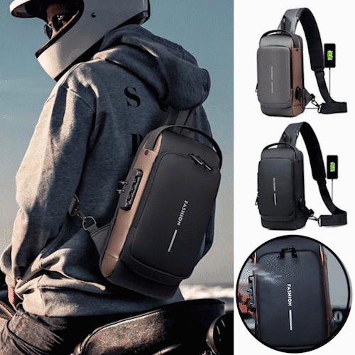 SecureGuard – Trendy Anti-innbrudd Crossbody Bag Norvo