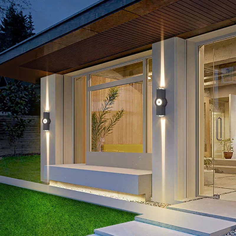 Norvo | Vegglampe Moderne Akryl Utendørs LED-lampe