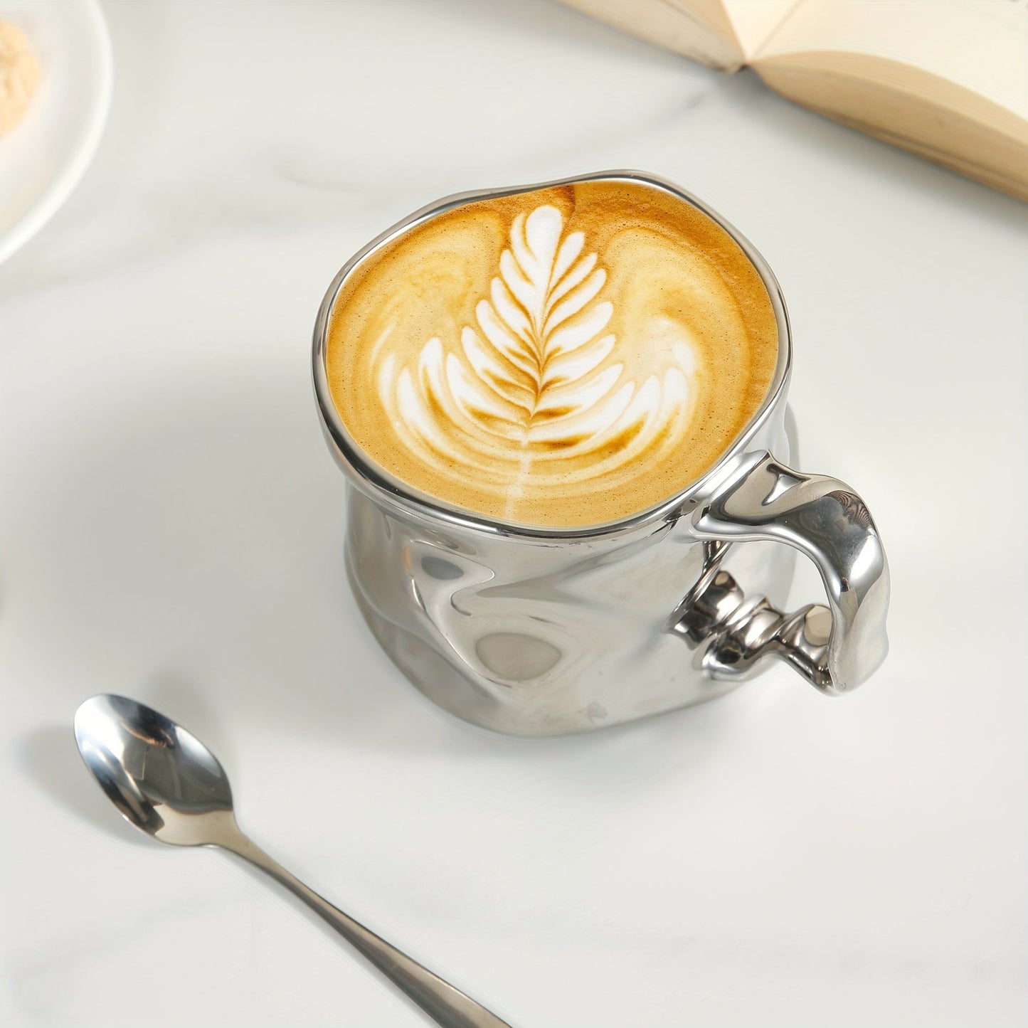 Norvo | CreArt Krus – Håndlaget keramisk kaffekrus med unikt rynket design