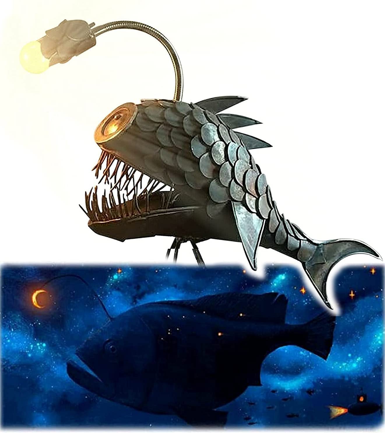 Norvo | Steampunk Angler Fiskelampe