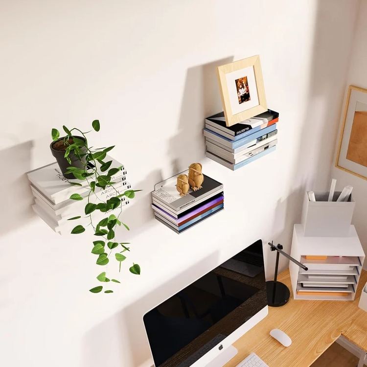 Norvo | StealthShelf — Gi bøkene dine en magisk levitasjonsbeskjed og forvandle hvilken som helst vegg til en stilfull scene!