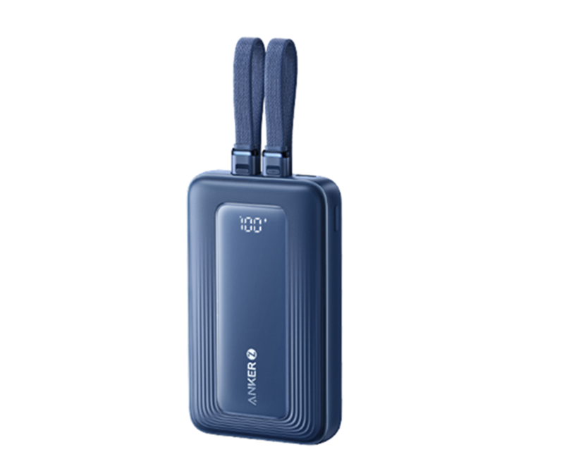 Norvo | 2024 Ny Hurtigladende Power Bank, 20.000mAh Høy Kapasitet med Innebygd Kabel