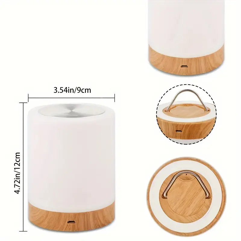 Norvo | Dimbar LED Nattlampe med Modern Design og Fargeforandring