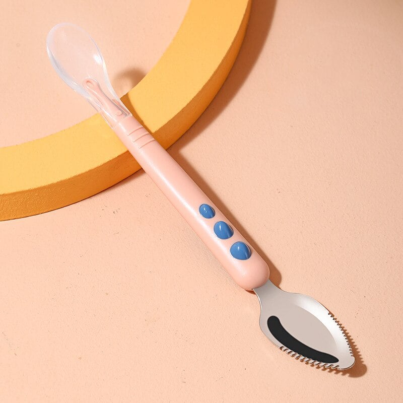 Norvo | Baby Dobbel Hode Skraping Frukt Skje