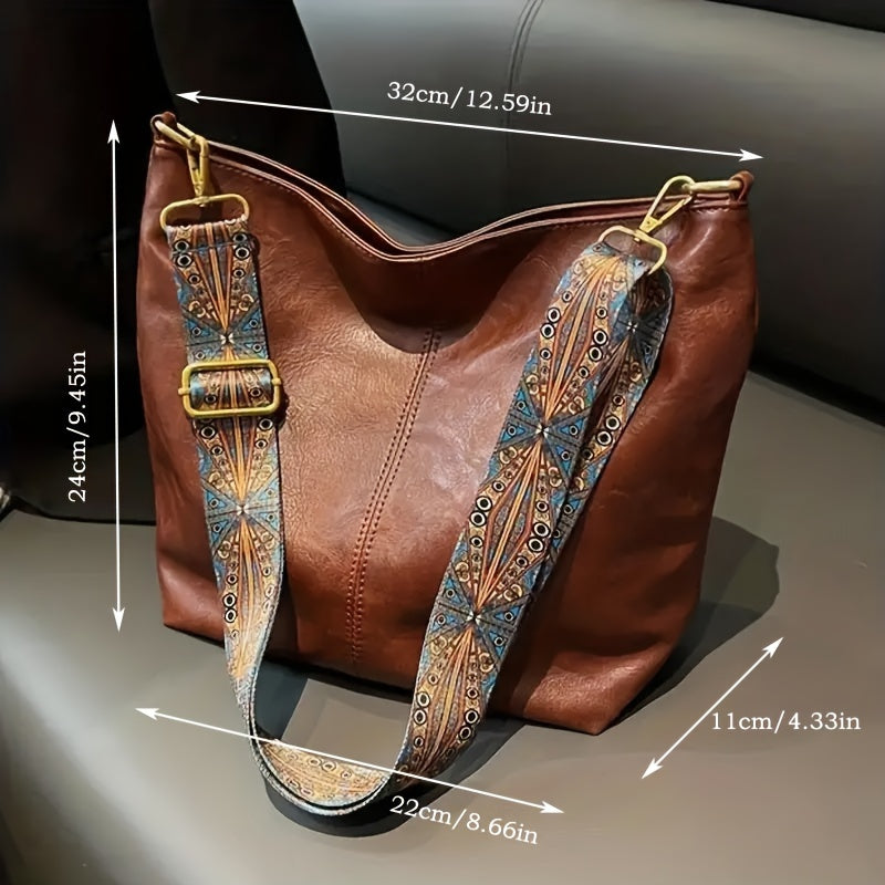 Norvo | CityPure PU Messengerbag – Hvit Urban Skulderveske med Glidelås