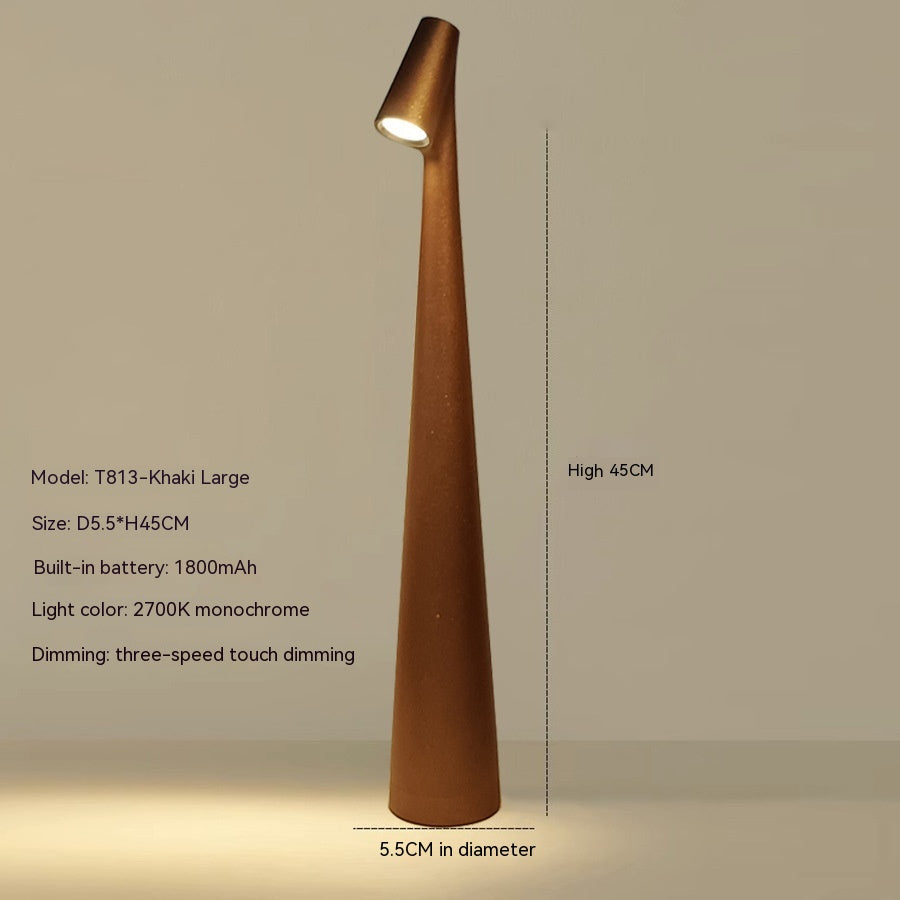 Norvo | Bordlampe Moderne Rød Metall LED Lys