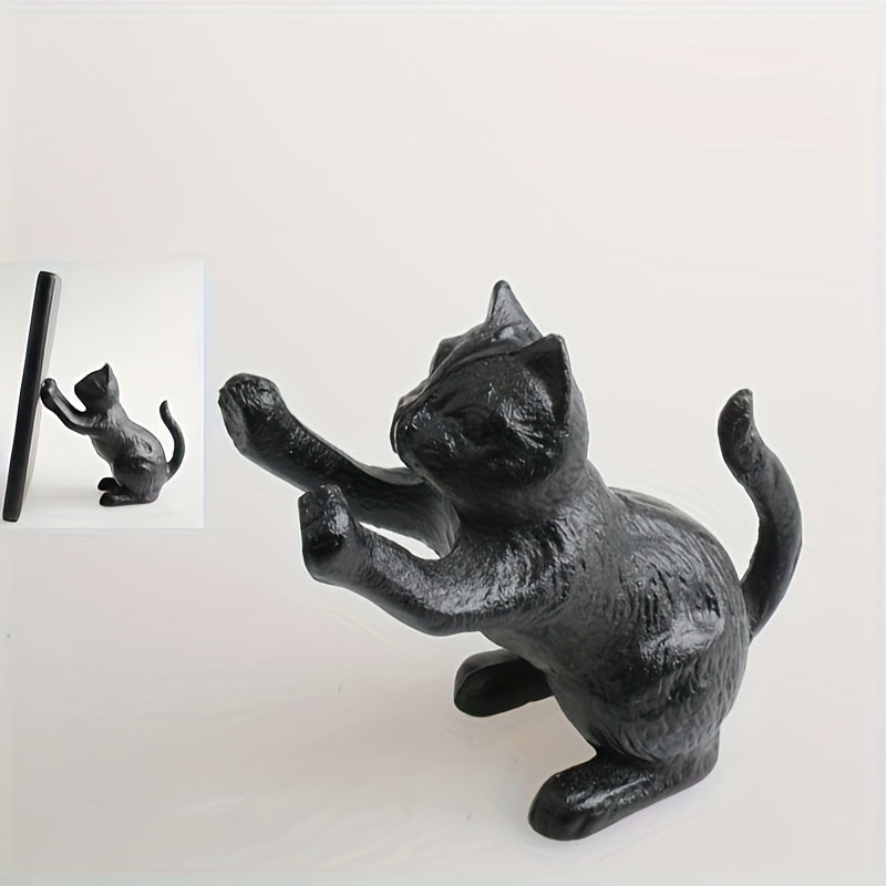 VintageCat - Rustikk Støpejern Bokstøtter for stilige interiør Norvo