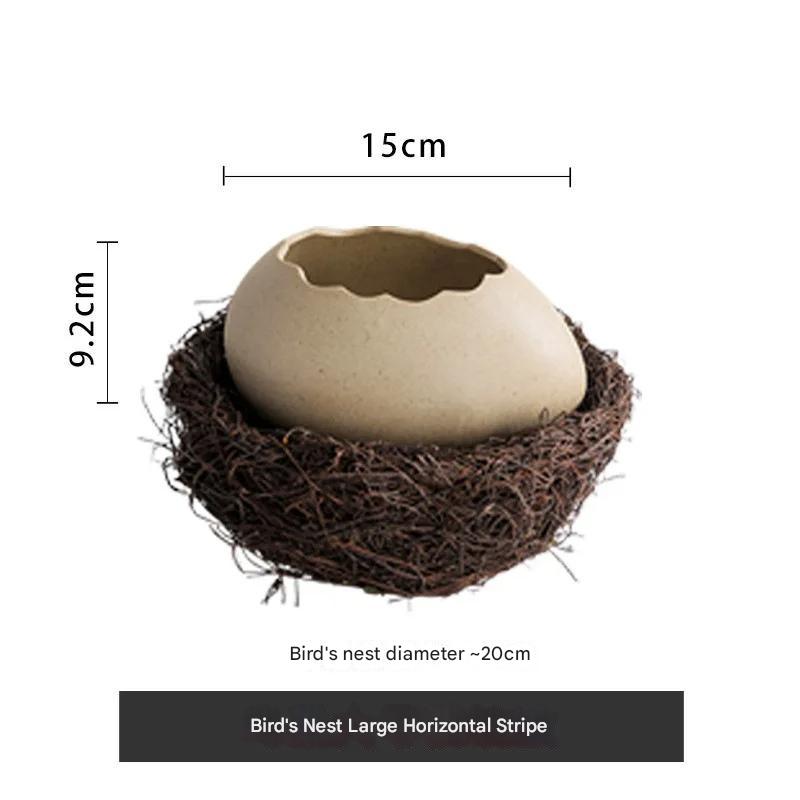 Norvo | Kreativ Keramisk Fuglerede Eggshell Skål
