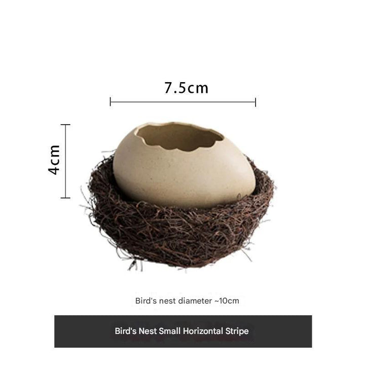 Norvo | Kreativ Keramisk Fuglerede Eggshell Skål