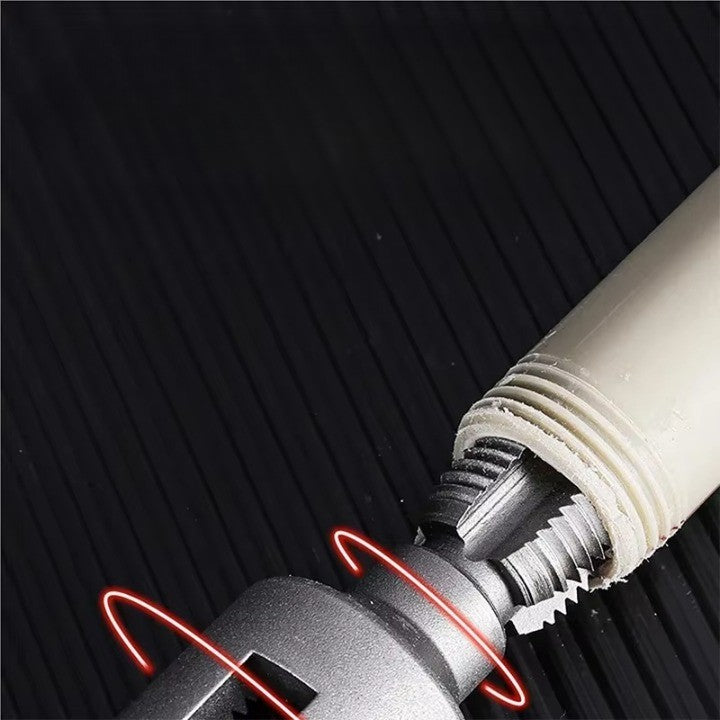 Norvo | Pipe Thread Reamer & Edge Cutter Drill Attachment Tool