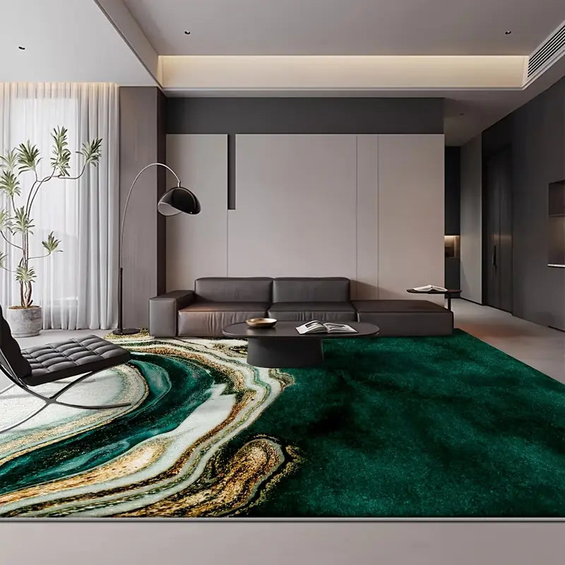 Norvo | Område teppe Moderne Abstrakt Marmor Polyester