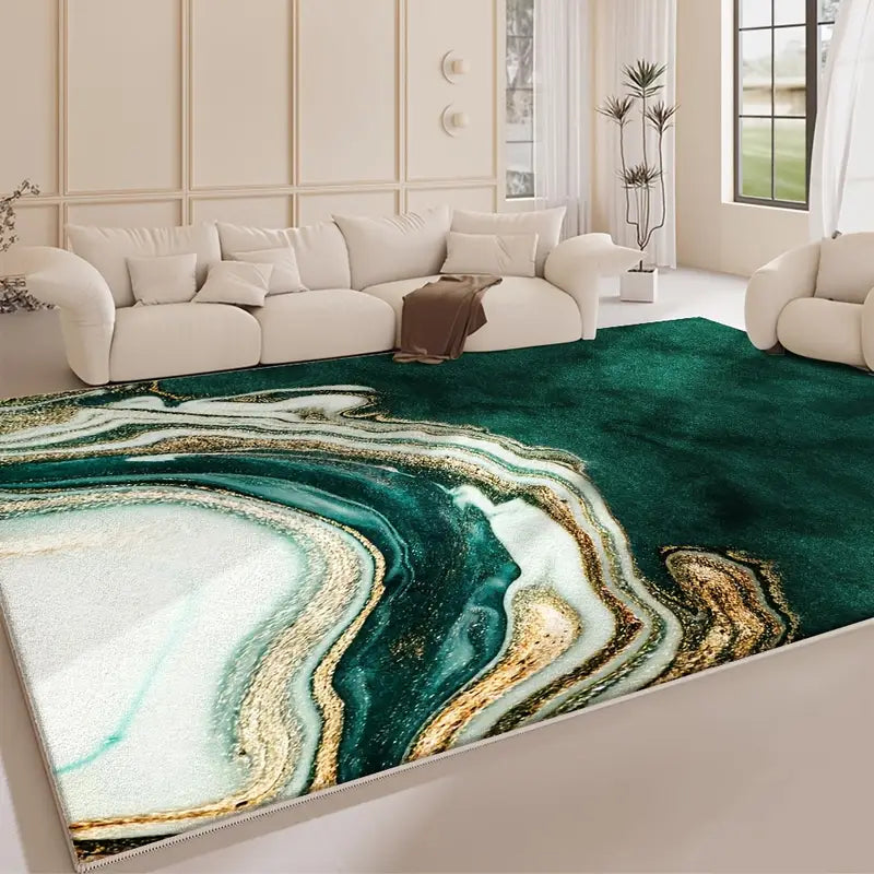 Norvo | Område teppe Moderne Abstrakt Marmor Polyester