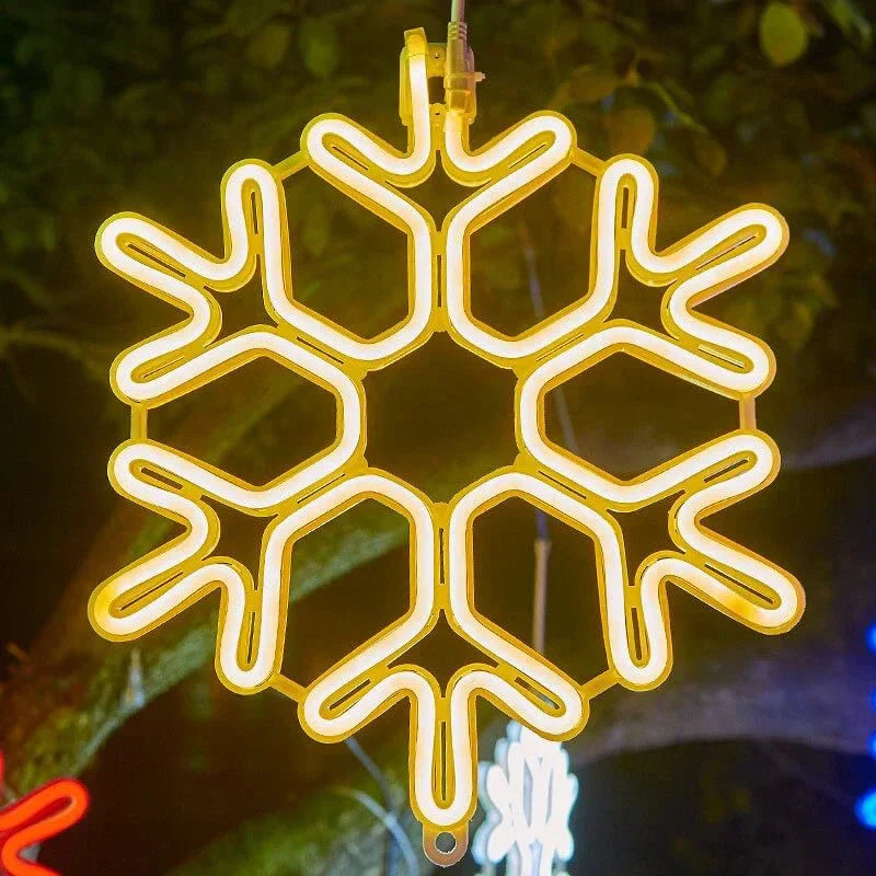Norvo | SnowGlow - Frosted Snowflake LED lys for Vinter Eleganse