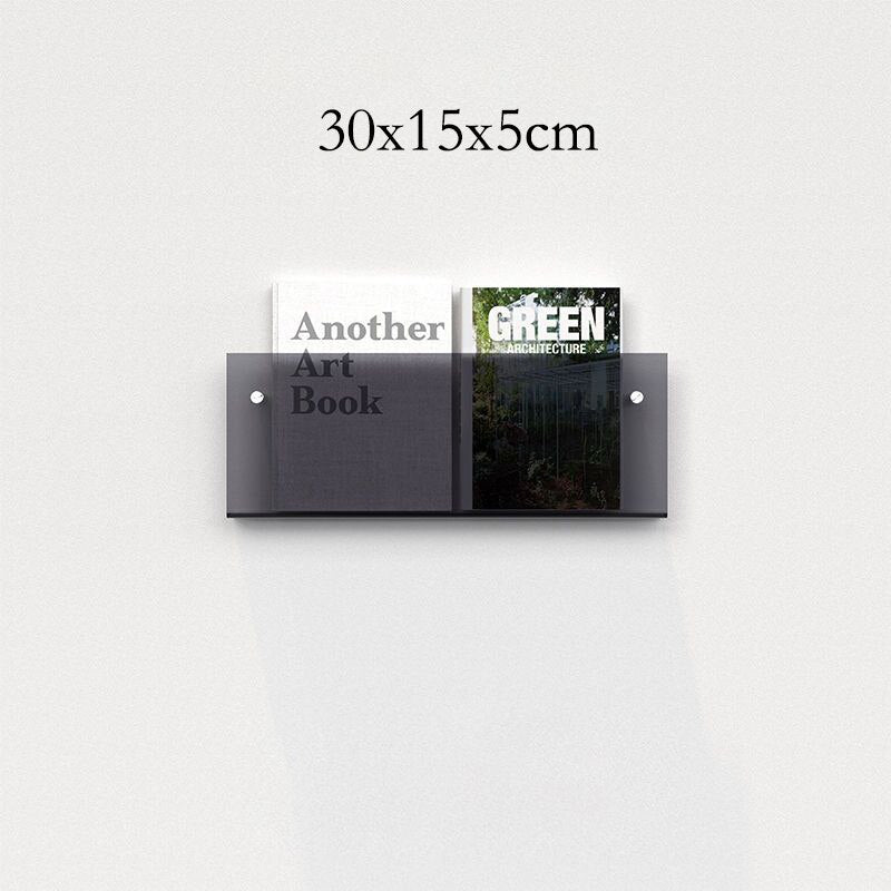 Norvo | Akryl Veggmontert 'Flytende' Magasinholder