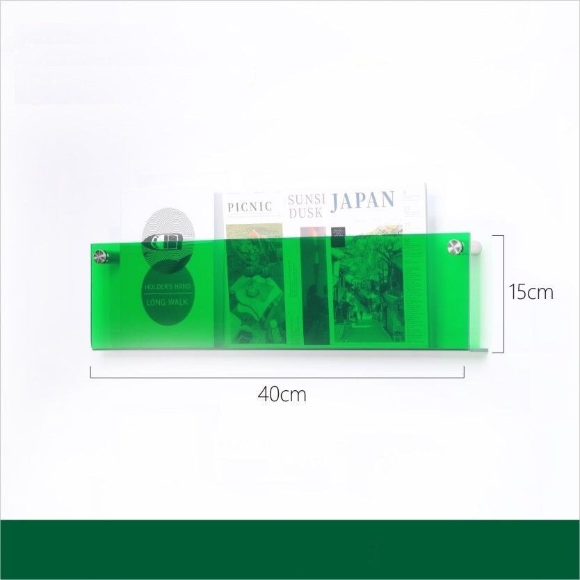 Norvo | Akryl Veggmontert 'Flytende' Magasinholder