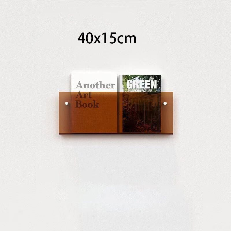 Norvo | Akryl Veggmontert 'Flytende' Magasinholder