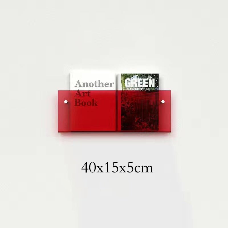 Norvo | Akryl Veggmontert 'Flytende' Magasinholder