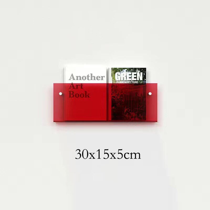 Norvo | Akryl Veggmontert 'Flytende' Magasinholder