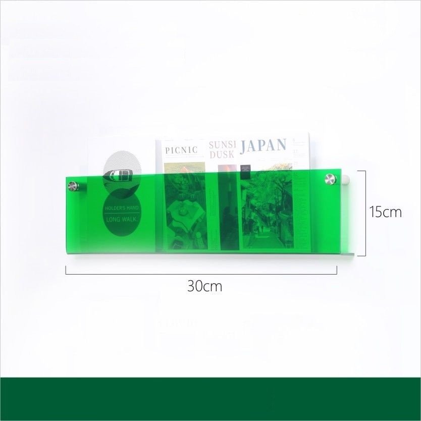 Norvo | Akryl Veggmontert 'Flytende' Magasinholder