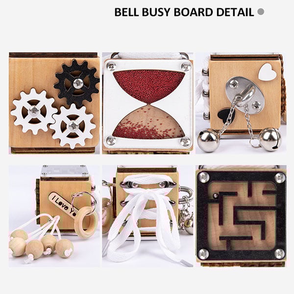 Norvo | Barne Sensorisk Aktivitetstavle Reisetøy