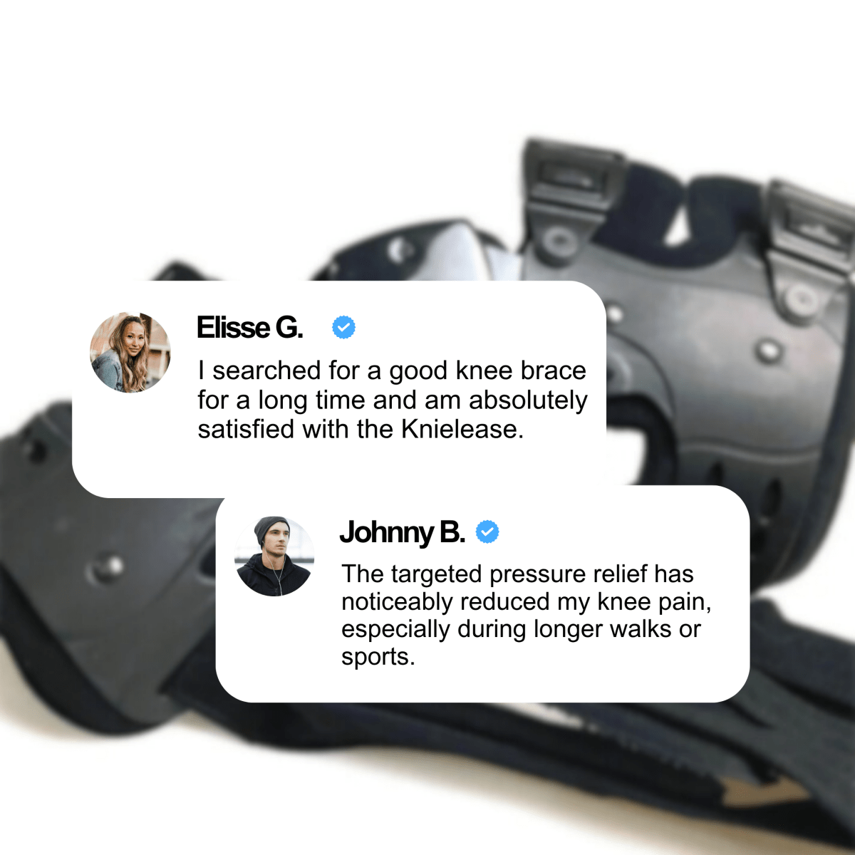 Norvo | StepSure – Justerbar kneklips for stabilitet og smertelindring