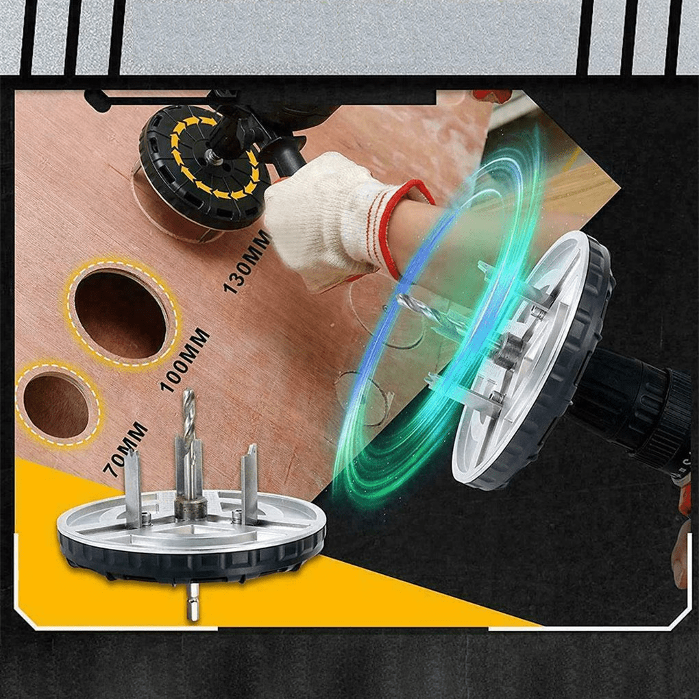 Norvo | DiaMaster Multi – Trident Blade Hole Cutter for Plastic and Aluminum