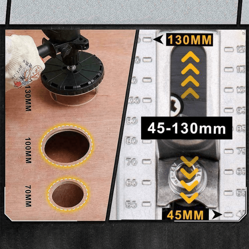 Norvo | DiaMaster Multi – Trident Blade Hole Cutter for Plastic and Aluminum